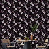 Bimago Waterbestendig Behang – Peonies and pheasants – Premium Vlies – 50 x 1000 cm – 5 m² – Meerkleurig – Voor Keuken, Badkamer, Woonkamer en Slaapkamer