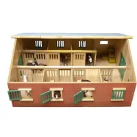 Kids Globe Paardenstal met 7 boxen, 1:24
