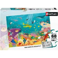 Nathan Puzzle enfant Animaux des océans 60 pièces