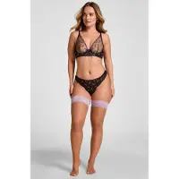Hunkemoller Stay-Up Naomi Paars Dames | Maat: S/M