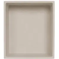 ZEZA Arte Nis Opbouw - 30x30x10cm - solid surface - mat beige SW1472208