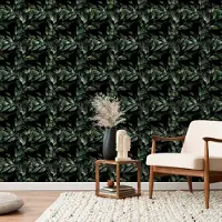 Bimago Behang – Winged Green – Premium Vliesbehang – 50 x 1000 cm – 5 m² – Meerkleurig – Modern Wandbehang voor Woonkamer, Slaapkamer, Kinderkamer en Kantoor