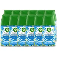 Air Wick 12 x – Navulling – Freshmatic Pure Lentedauw – 250 ml - Voordeelverpakking - 12 stuks
