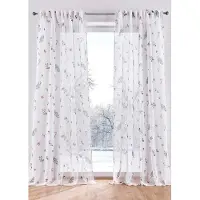 Bonprix Transparant gordijn met kerstmotief (1 stuk) maat H/B: 145/140 cm