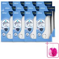 Glade 12 x - Houder Sense & Spray - Pure Clean Linen - 18 ml - Bulkverpakking - Geurverspreiding - Douchemop - Luchtverfrisser