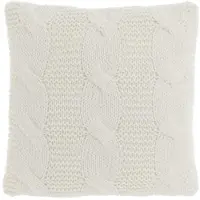 Unique living - Sierkussen Maria Dove White - 45x45cm