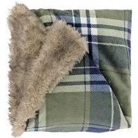 Unique living - Plaid Kenza - 130x170cm - Groen