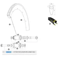 Mavic Comete Pro Carbon Disc Voorvelg