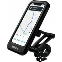 Drivv. Telefoonhouder Fiets – Waterdicht – Universeel – Extra Opbergruimte - Fietshouder voor Smarthpones – GSM houder Fiets