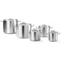 Hendi Kitchen Line Hoge Pan 13,5L met Deksel - Ø28x22cm