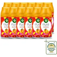 Air Wick 12 x – Luchtverfrisser Navulling – Island Mango – 250 ml - Wasstrips - Luchtverfrisser - Geur - Tropisch - Mango - Fris