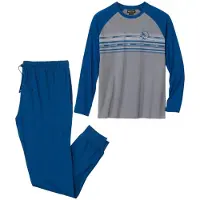 Atlas For Men - Katoenen pyjama Eagle Land - Heren - Verkrijgbaar in grote maten - XL