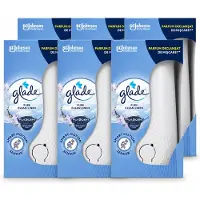 Glade 6 x - Houder Sense & Spray - Pure Clean Linen - 18 ml - Voordeelverpakking - 6 stuks