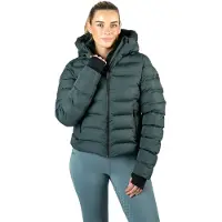 Horka - Pufferjas Kort Penelope - Shadow Steel - Maat XL