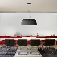 Marset Djembé Pendant Lamp Ø 100 cm x H 38 cm | Red | Triac