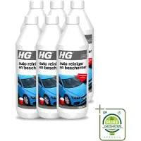 Hg 6 x - Autoreiniger & Beschermer - Houdt Langer Schoon - 50 tot 60 Wasbeurten - 1L - Grootverpakking - Vaatwasstrips - Autoreiniger - Autobeschermer - Waxcomponenten - Auto Was - Auto Glans