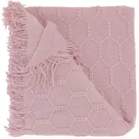 Unique living - Plaid Fee - 127x152cm - Old Pink