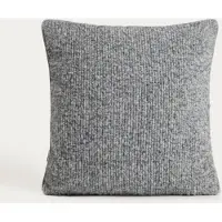 Homla | Kussensloop | VANTE | zacht grijs met decoratief streeppatroon | 45x45 cm | 783647