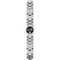 Watchitude Slap Watch Butterflies Colorable Clock Zilver