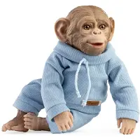 MuÑecas Guca Apenbaby Reborn Stoffen Lichaam 32 Cm
