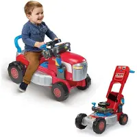 Vtech 2-in-1 Convertible Tractor En Grasmaaier Spaanse Versie