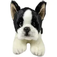 Bocalan Liggende Boston Terriër Knuffel 25 Cm