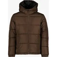 JJ REBEL gewatteerde heren puffer jas bruin maat XL