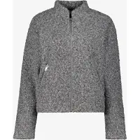 TwoDay dames bouclé bomber jas grijs maat L