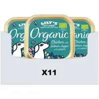 Lily's Kitchen 11x Hondenvoer Nat Organic Supper Kip & Zalm 150 Gr