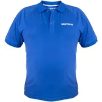 Shimano Fishing Logo Short Sleeve Polo Blauw L Man