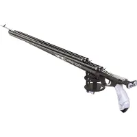 Seac Sub Fire Sling Speargun With Reel Zwart 130 cm