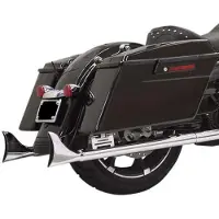 Bassani Xhaust Slip On 33´´ True Dual Harley Davidson Fishtail Ref:1f27e33 Niet Gehomologeerde Slip-on Uitlaatdemper