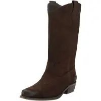 FELMINI WIDE FIT Cowboylaarzen 'Gerbera' donkerbruin