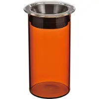 Hario Colors glazen voorraadpot 400 ml, amber