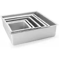 Ibili Extra Hoge Rechte Vierkante Vorm 15x10 Cm