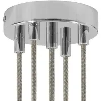 Creative Cables Krm575fcrterm Metalen Cilindrische Lamp Plafondrozet Kit