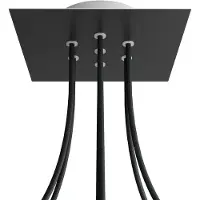 Creative Cables Kroq207f103 Rose-one Square Mat Zwart Rozen Kit