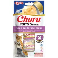 Inaba Cao Kattensnack Churu Pop'n Serve Flakes Tuna & Bonito 2x35 gr