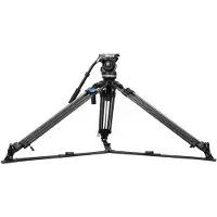 Sirui SQ75 Twin-Leg Video Tripod 75mm Half-Bowl + VHS10 Professional Fluid Head