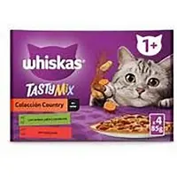 Whiskas Adulto Tasty Mix Chef Natvoer Voor Katten 4x85g 13 Eenheden