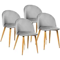 Furniture Style Mercedes Stoelenset 46x78x24.3 Cm 4 Eenheden
