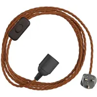 Creative Cables Snakebis Twisted E27 Lamphouder Met Snoer