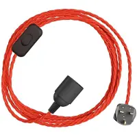 Creative Cables Snakebis Twisted E27 Lamphouder Met Snoer