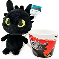Dreamworks Animation - Pluche Toothless-knuffel uit "Hoe train je een draak", 18 cm