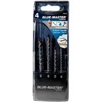 Blue Master 16069 4/5/6/8 Mm Borenset 4 Stukken