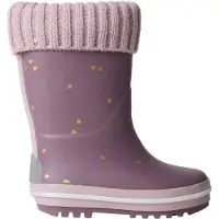 Name it Regenlaarzen 'NMFNoa' geel / orchidee / pastellila