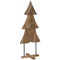 vidaXL Kerstboom Bruin 151 cm Massief Teakhout