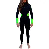 Kynay Surf Ultra Stretch Thermal 5-4 Mm Dames Wetsuit Van Neopreen Met Lange Mouwen En Rits Op De Borst