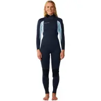 Rip Curl Trad 3/2 Mm Fl Dames Neopreen Wetsuit Met Lange Mouwen En Rugrits
