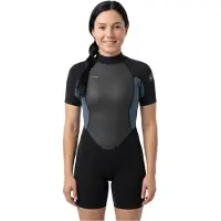 O'Neill Reactor-2 2 Mm Spring Dames Shorty Met Korte Mouwen En Rits Op De Rug